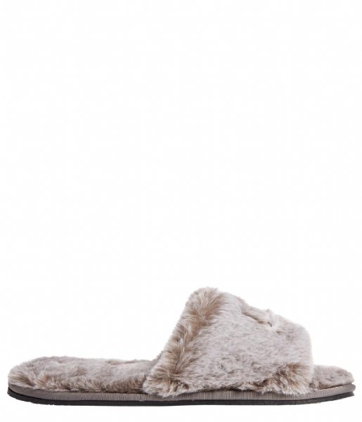 Calvin Klein  Slipper Sandal Fur Light Grey (CKW)