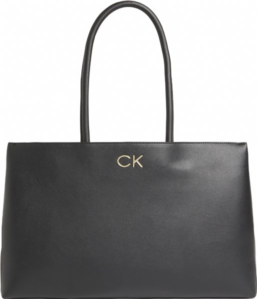 Calvin Klein  Re-Lock Shopper W Laptop Pouch Ck Black (BAX)