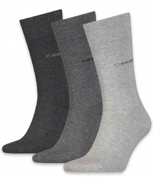 Calvin Klein  Men Sock 3P Grey Combo (004)