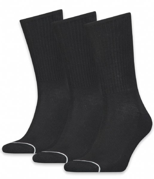 Calvin Klein  Men Sock Athleisure 3-Pack Black (001)