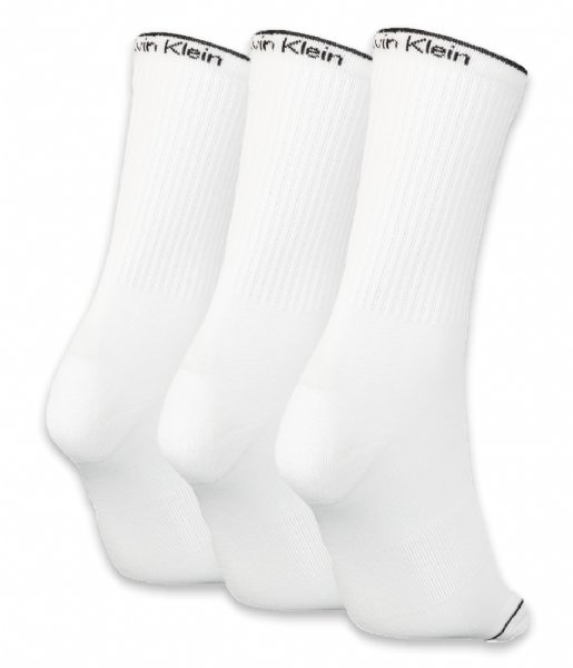 Calvin Klein  Women Sock 3-Pack Athleisure White (002)
