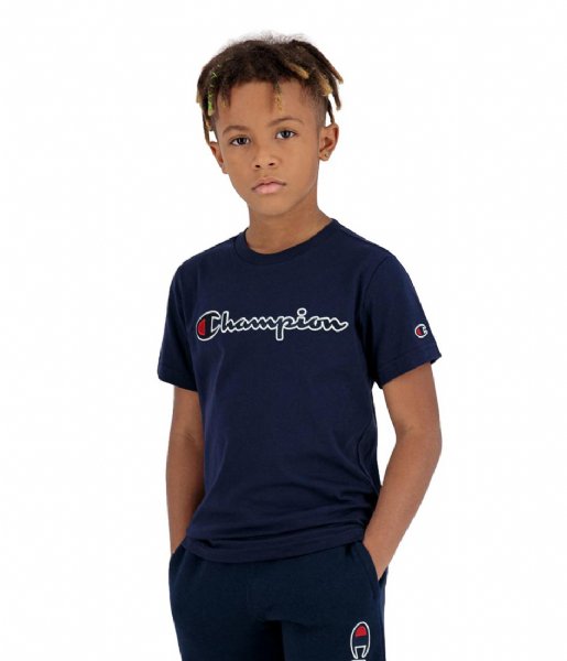 Champion  Kids Crewneck T-Shirt NVB (BS538)