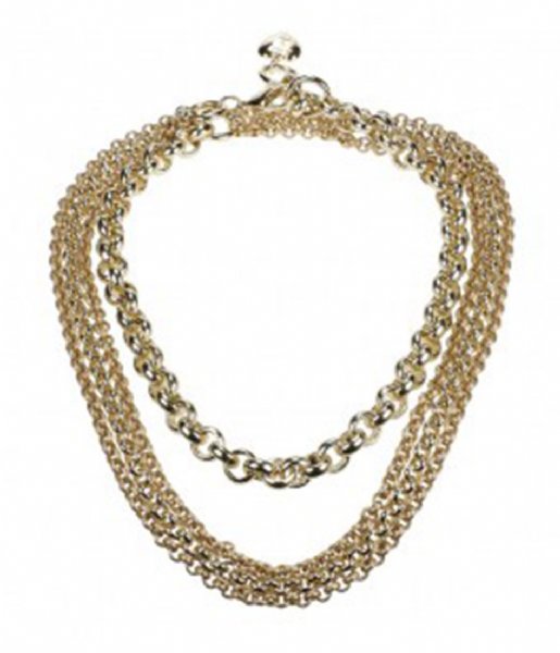 Camps en Camps  Fashion Chain Long Necklace Paars