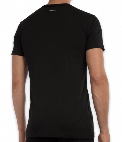 Claesens  2-pack V-neck T-shirt SS Black