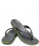 Crocs  Crocband Flip Graphite Volt Green (0A1)