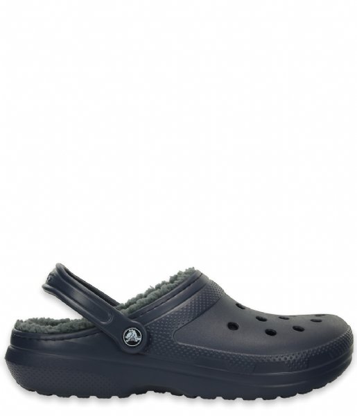 Hjemmesko Classic Lined Clog Navy Charcoal (459) | The Little Green Bag