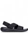 Crocs  LiteRide Stretch Sandal W  Black/Black (060)