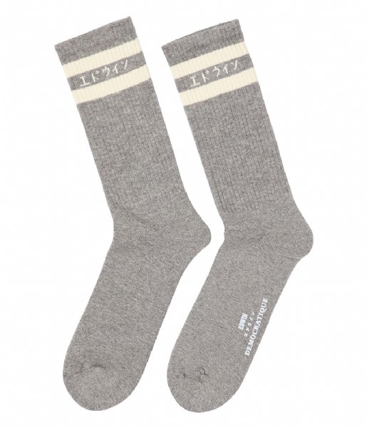 Edwin  Edwin Democratique Tube sock Grey (9100)