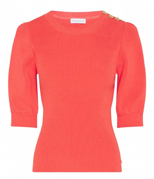 Fabienne Chapot  Lillian Short Sleeve Pullover Hot Coral (6307 UNI)
