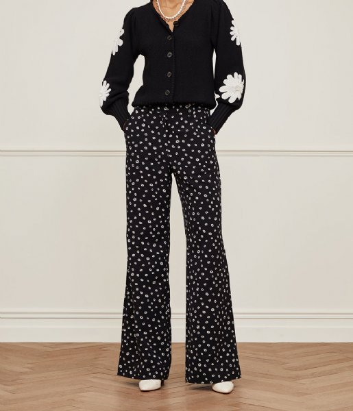 Fabienne Chapot  Puck Trousers Black Creme Brulee (9001-1007)