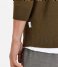 Selected Homme  Teller Long Sleeve Knit Hoodie W Dark Olive (#574D35)