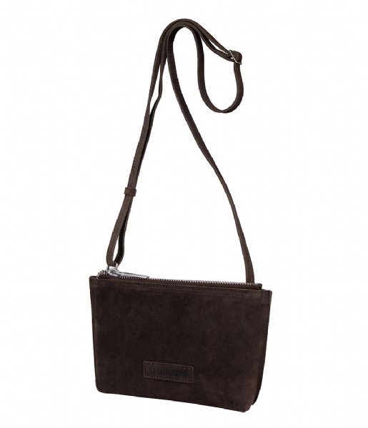 Shabbies  Crossbody Waxed Suede Brown (2002)