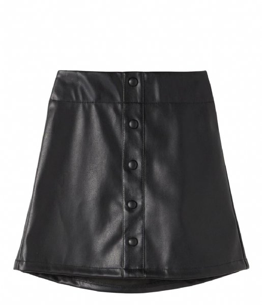 Name It  Nirstine PU Skirt Black (#000000)