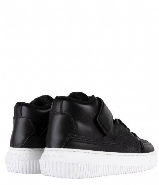 Calvin Klein  Chunky Cupsole Laceup Mid Lth Wn Black (BDS)