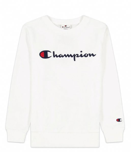 Champion  Kids Crewneck Sweatshirt White (WW001)