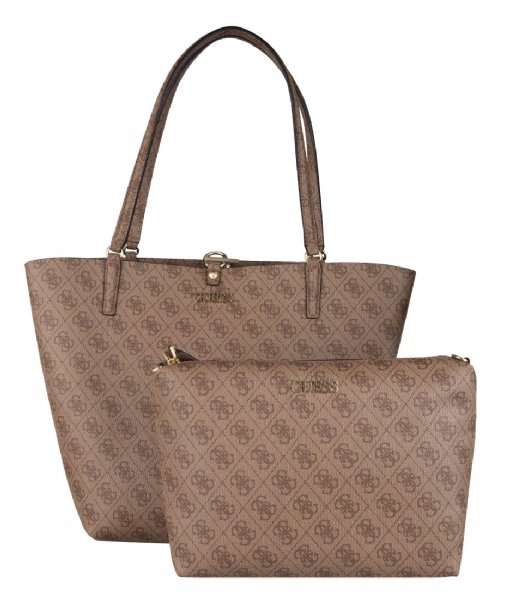 Guess  Alby Toggle Tote Latte Logo