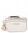 Guess  Card Case Keyring White