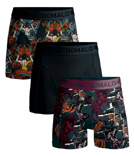 Muchachomalo  2-pack shorts Zorro Brucelee Print Print Green (09)