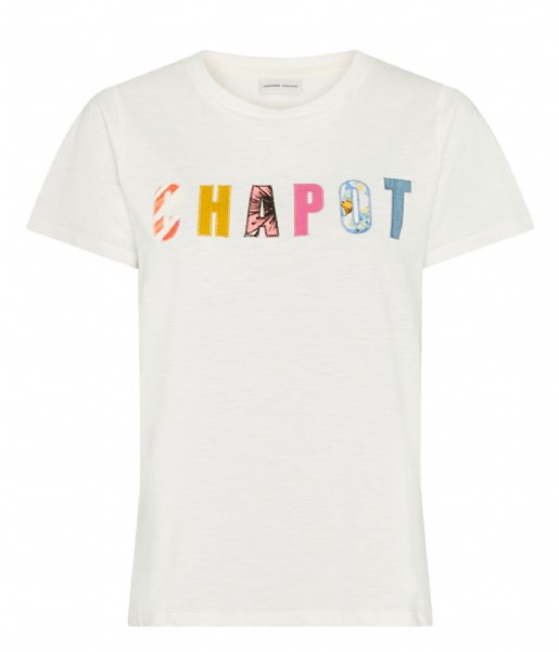 Fabienne Chapot  Patchwork Chapot T-Shirt Cream White (1003 UNI)