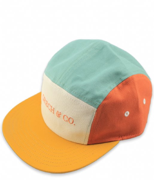 Grech and Co  5 Panel Hat Fern Buff