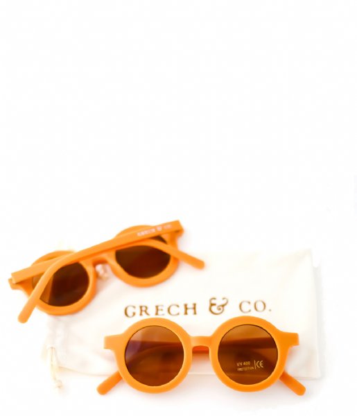 Grech and Co  Sustainable Sunglasses Kids Golden