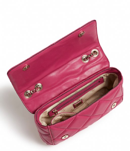 Guess  Cessily Convertible Xbody Flap Fuchsia