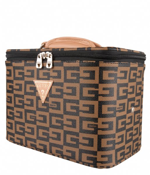Guess  40Th Anniversary Beauty Case Brown