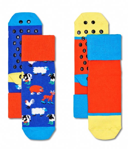Happy Socks  2-Pack Kids Farmcrew Anti Slip Farmcrew Anti Slip (6500)