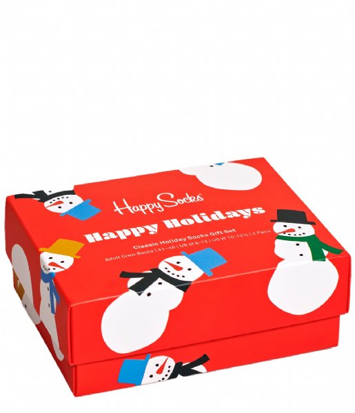 Happy Socks  2-Pack Snowman Socks Gift Set Snowmans (4300)