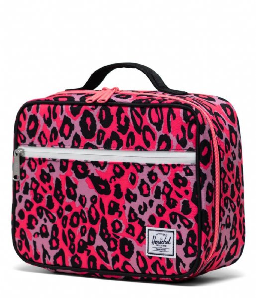 Herschel Supply Co.  Pop Quiz Lunch Cheetah Camo Neon Pink/Black (04897)