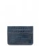 HVISK  Cardholder Matte Croco Auto Blue (182)