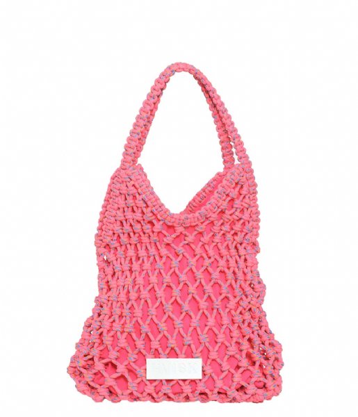 HVISK  Mesh String Bag Shocking Pink (223)