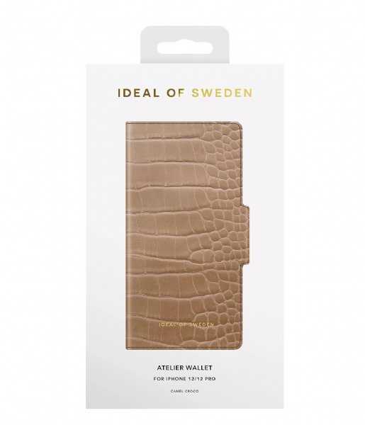 iDeal of Sweden  Atelier Wallet iPhone 12/12 Pro Camel Croco (IDAWAW21-I2061-325)