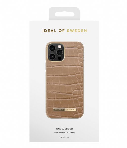iDeal of Sweden  Atelier Case Introductory iPhone 12/12 Pro Camel Croco (IDACAW21-I2061-325)