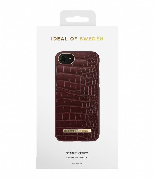 iDeal of Sweden  Atelier Case Introductory iPhone 8/7/6/6s/SE Scarlet Croco (IDACAW21-I7-326)