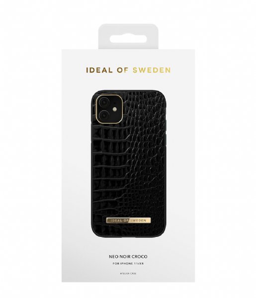 iDeal of Sweden  Atelier Case Entry iPhone 11/XR Neo Noir Croco (IDACAW20-1961-236)
