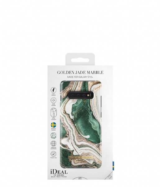 iDeal of Sweden  Fashion Case Galaxy S10+ Golden Jade Marble (IDFCAW18-S10P-98)