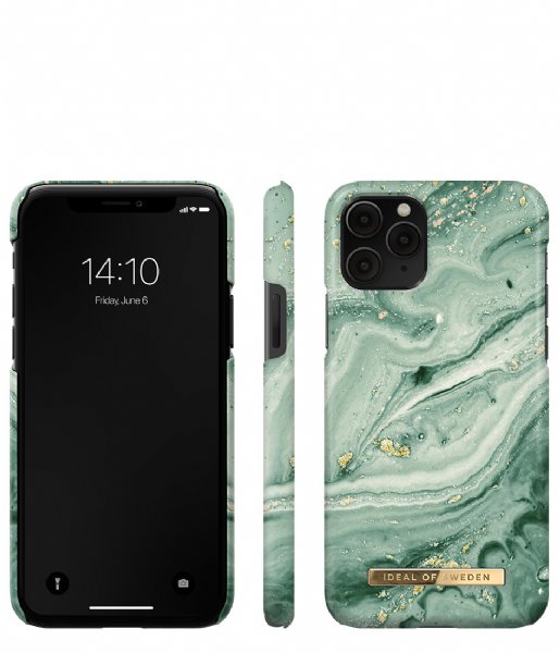iDeal of Sweden  Fashion Case iPhone 11 Pro/XS/X Mint swirl marble (IDFCSS21-I1958-258)