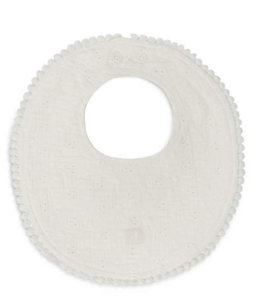 Jollein  Slab Rond Embroidery Ivory