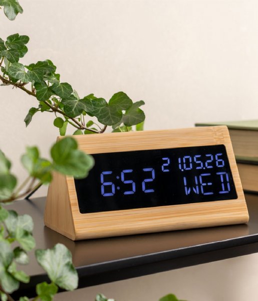 Karlsson  Alarm clock Triangle Bamboo (KA5728)