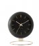 Karlsson  Table clock Globe Design Armando Breeveld black (KA5832BK)