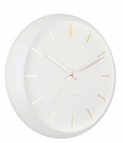 Karlsson  Wall clock Globe Design Armando Breeveld white (KA5840WH)