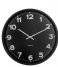 KarlssonWall clock New Classic large Black (KA5848BK)