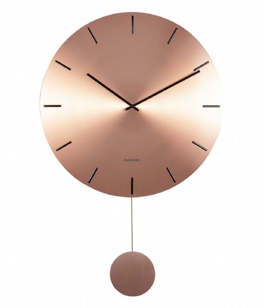 Karlsson  Wall clock Impressive pendulum Copper with Black (KA5863CO)