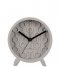 KarlssonAlarm clock Honeycomb concrete Grey (KA5870GY)