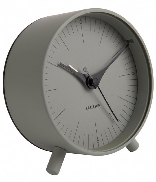 Karlsson  Alarm clock Index metal Grayed jade (KA5777GR)