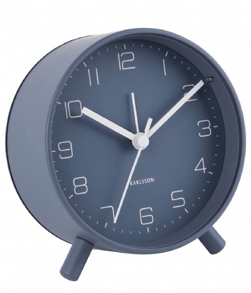 Karlsson  Alarm clock Lofty metal matt, D. 11cm Night Blue (KA5752BL)