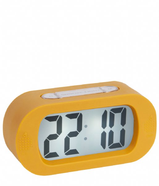 Karlsson  Alarm clock Gummy rubberized Yellow (KA5753YE)