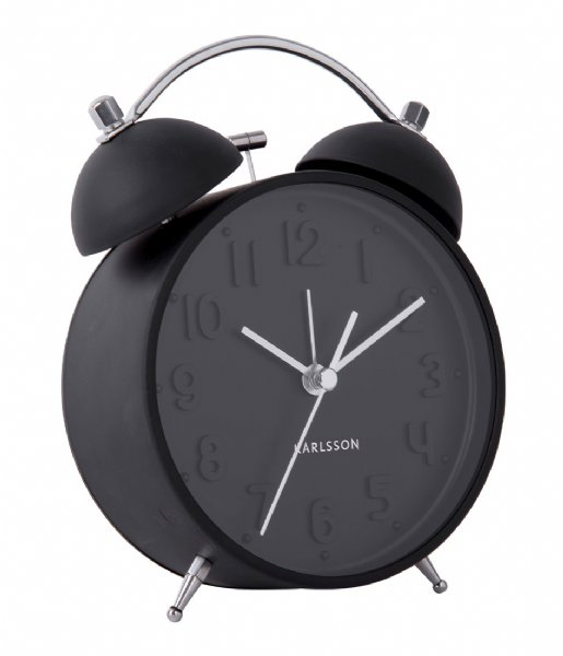 Karlsson  Alarm clock Iconic matt Black (KA5784BK)