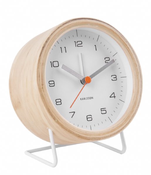 Karlsson  Alarm clock Innate Design Boxtel & Buijs White (KA5669WH)